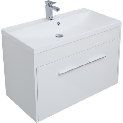 Тумба для комплекта Aquanet Августа 90 белая