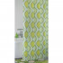 Штора для ванной Iddis Curved Lines Green