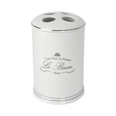 Стакан Kassatex Le Bain White ALB-TBH-W для зубных щеток