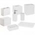 Мусорное ведро Kassatex Lacca White ALA-WB-W белое, 5 л