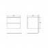 Тумба для комплекта BelBagno Luce 60 polissandro