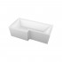 Акриловая ванна Marka One Linea 165x85 см L