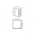 Душевой уголок RGW Classic CL-41 (760-810)x900x1850 профиль хром, стекло шиншилла