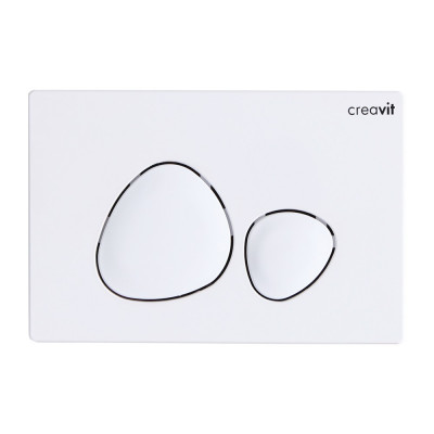 Кнопка смыва Creavit Spa GP7001.00 белая