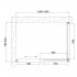 Душевой уголок Vegas Glass ZP+ZPV 130*80 08 02 профиль глянцевый хром, стекло шиншилла