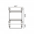 Полка Art&Max Antic Crystal AM-E-2682BSJ-Br