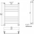 Полотенцесушитель водяной Тругор ЛЦ Аспект НП 2 80x60