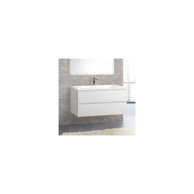 Тумба с раковиной Cezares Molveno 100 bianco ghiaccio