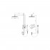 Душевой комплект RGW Shower Panels SP-52 С ВНУТРЕННЕЙ ЧАСТЬЮ