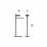 Стойка Colombo Design Square B9902