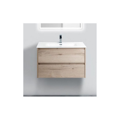 Тумба с раковиной BelBagno Kraft 80 rovere galifax bianco