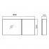 Тумба для комплекта BelBagno Luce 80 bianco lucido