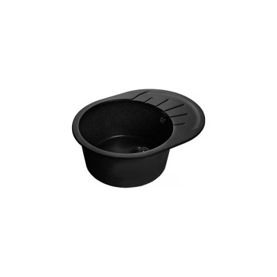 Мойка кухонная GranFest Rondo GF-R580L черный