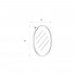 Зеркало Cezares 960/Arg Oval