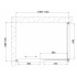 Душевой уголок Vegas Glass ZP+ZPV 110*70 05 02 профиль бронза, стекло шиншилла