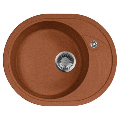 Мойка кухонная AquaGranitEx M-18l терракот