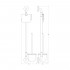 Стойка Ellux Elegance ELE 074