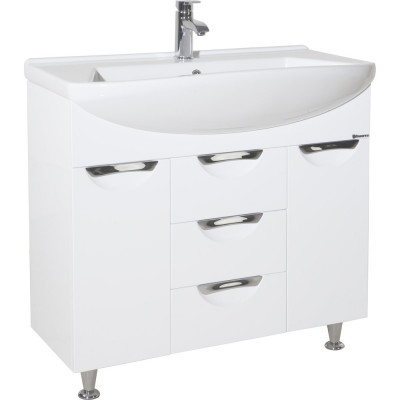 Тумба для комплекта Bellezza Альфа 90 белая