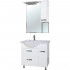 Тумба с раковиной Bellezza Балтика 90 L белая