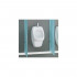 Комплект Писсуар Santek Гала WH301774 подвесной + Смывное устройство AlcaPlast ATS001 кнопочный вентиль + Сифон для писсуара AlcaPlast + Перегородка