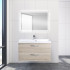 Тумба с раковиной BelBagno Aurora 90 rovere galifax bianco