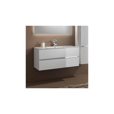 Тумба с раковиной Sanvit Кубэ-2 90 белый глянец