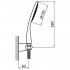 Душевой гарнитур Webert Comfort AC0764015 хром