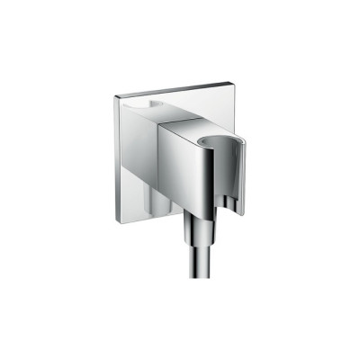 Шланговое подключение Hansgrohe Fixfit Porter Square 26486000 держатель для душа