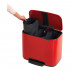 Мусорное ведро Brabantia Bo Pedal Bin 121029 11 + 11 + 11 л