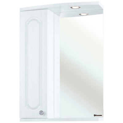 Зеркало-шкаф Bellezza Камелия 55 L белый