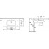 Тумба с раковиной Villeroy & Boch Subway 2.0 100 eiche graphit