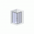 Душевой уголок De Aqua K100100OP-W 100х100, стекло прозрачное