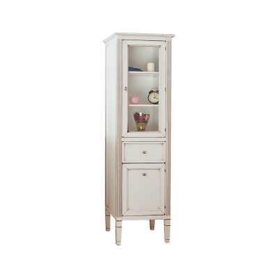 Шкаф-пенал Caprigo Альбион BIANCO Light Vintage R