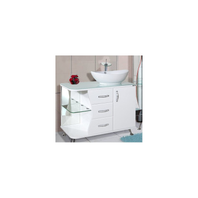 Тумба с раковиной Bellezza Рио 90 R белая