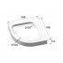Поддон для душа BelBagno Tray 90х90 R550