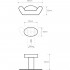 Крючок Bemeta Oval 118406031