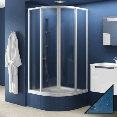 Душевой уголок Ravak SKCP4-90 Sabina Pearl, профиль белый