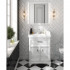 Тумба для комплекта Kerama Marazzi Pompei 60 белая, с 1 ящиком и 2 дверками