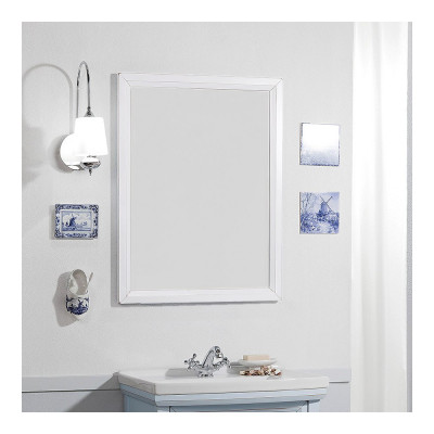 Зеркало Caprigo Jardin 60-70 без полки, bianco light vintage