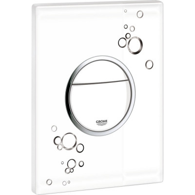 Кнопка смыва Grohe Nova Cosmopolitan 38847LI0 белая с черным