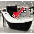 Акриловая ванна Gemy RF1253BG