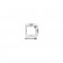 Душевой уголок Good Door Mokka DR+SP 80х100х185 см
