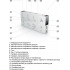 Крышка-сиденье Duravit Starck SensoWash 610001 002000300 с микролифтом, петли хром, функция биде
