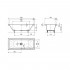 Стальная ванна Kaldewei Avantgarde Conoduo 733 с покрытием Easy-Clean