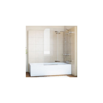 Шторка на ванну GuteWetter Trend Pearl GV-862A правая 120 см стекло бесцветное, фурнитура хром