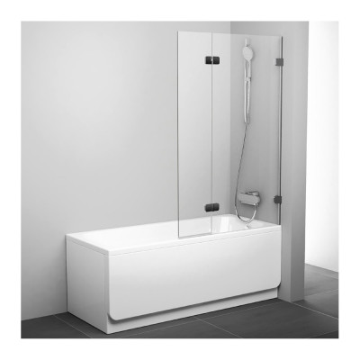 Шторка на ванну Ravak BVS2-100 R Transparent, фурнитура хром