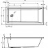 Акриловая ванна Riho Lusso Plus 170x80