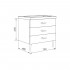 Мебель для ванной Marka One Belle 75Н Spirale White