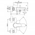 Смеситель Ideal Standard Vito B0412AA для ванны с душем