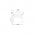 Полотенцедержатель Wasserkraft Kammel K-8360white